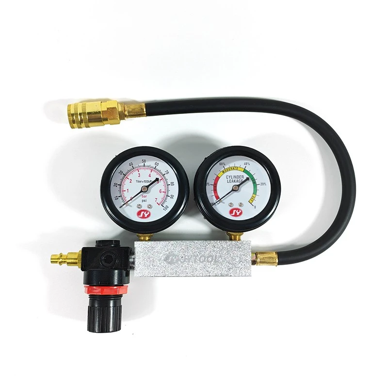 Engine Cylinder Dual Gauge Leakdown Tester Kit-2 Engine Cylinder Dual Gauge Leakdown Tester Kit-2